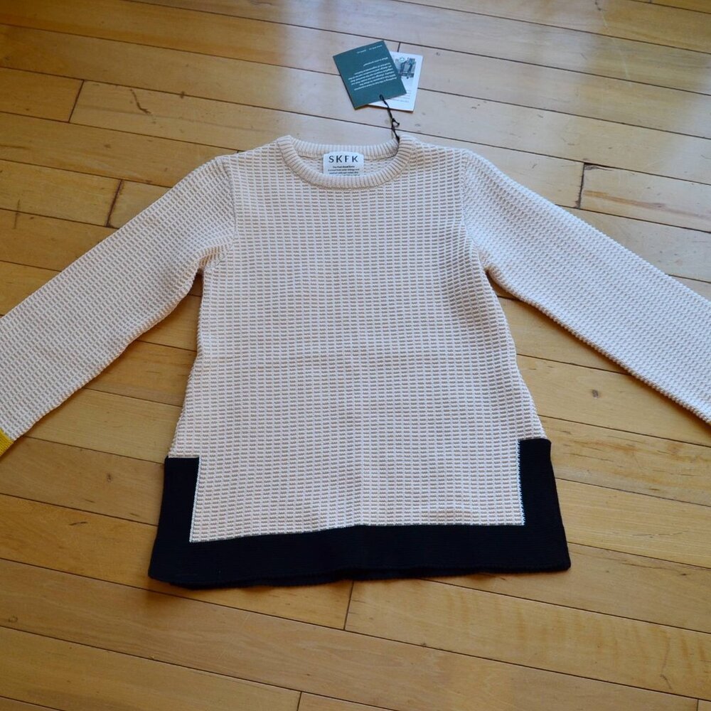 SKFK Lihuri-Gots Sweater Cream NWT US 2